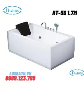 Bồn Tắm Massage Áp Tường Daros HT-56 1.7m