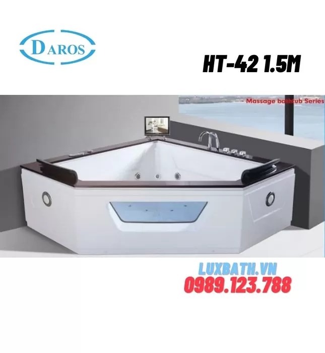 Bồn Tắm Góc Massage Daros HT-42 1.5m