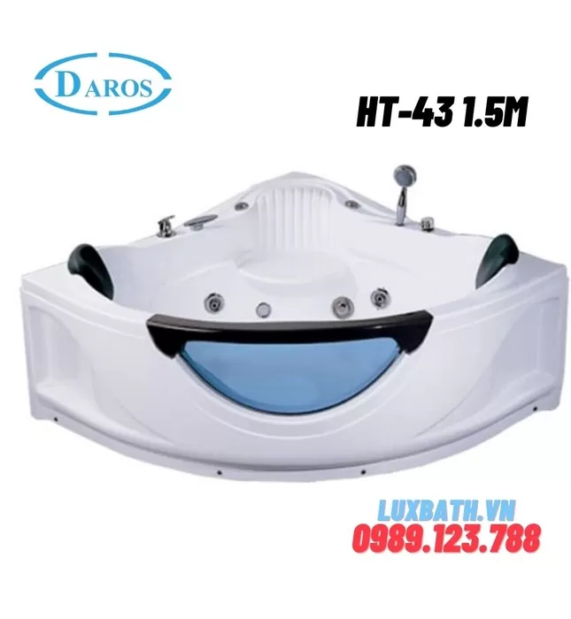 Bồn Tắm Góc Massage Daros HT-43 1.5m