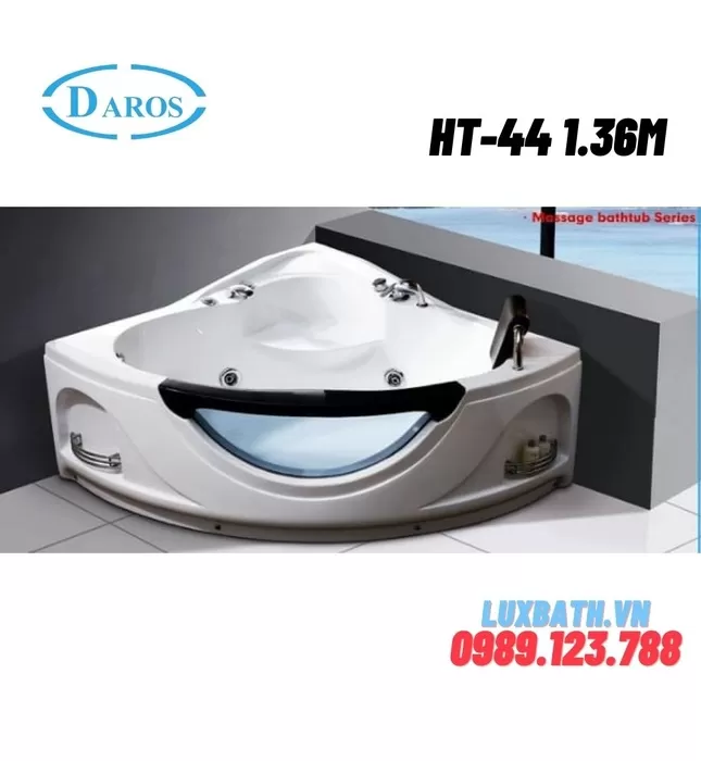 Bồn Tắm Góc Massage Daros HT-44 1.36m