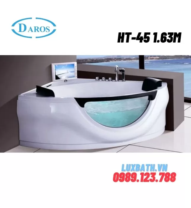 Bồn Tắm Góc Massage Daros HT-45 1.63m