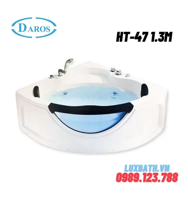 Bồn Tắm Góc Massage Daros HT-47 1.3m