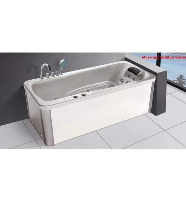 Bồn Tắm Massage Áp Tường Daros HT-52 1.88m