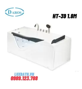 Bồn Tắm Massage Áp Tường Daros HT-39 1.8m