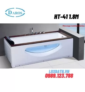 Bồn Tắm Massage Áp Tường Daros HT-41 1.8m