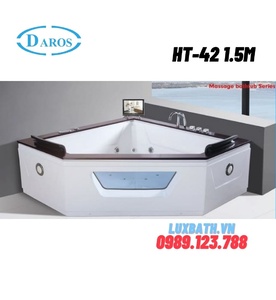 Bồn tắm ngũ giác massage Daros HT-42 1.5m 