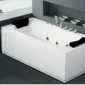 Bồn Tắm Massage Áp Tường Daros DR 16-38 1.5m