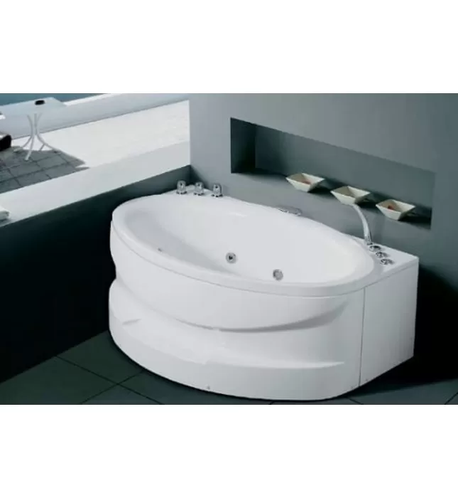 Bồn Tắm Massage Áp Tường Daros DR 16-27 1.78m