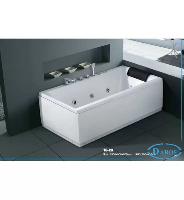 Bồn Tắm Massage Áp Tường Daros DR 16-29 1.7m