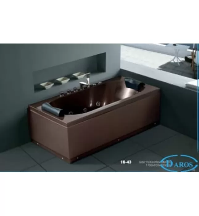 Bồn Tắm Massage Áp Tường Daros DR 16-43 1.7m
