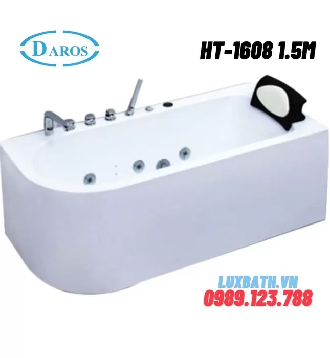Bồn Tắm Massage Độc Lập Daros HT-1608 1.5m