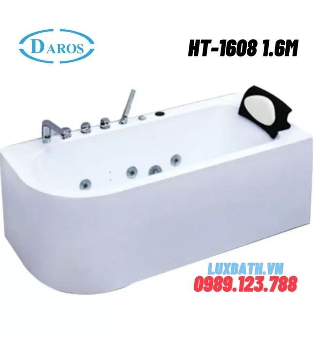 Bồn Tắm Massage Độc Lập Daros HT-1608 1.6m