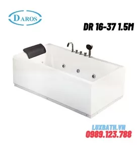 Bồn Tắm Massage Áp Tường Daros DR 16-37 1.5m