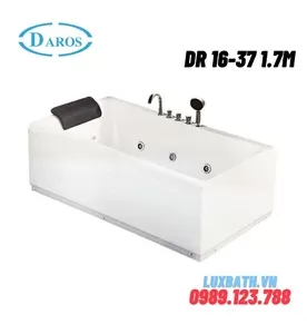 Bồn Tắm Massage Áp Tường Daros DR 16-37 1.7m