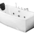 Bồn Tắm Massage Áp Tường Daros DR 16-36 1.5m