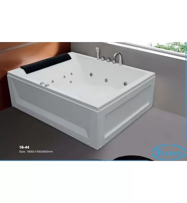 Bồn Tắm Massage Áp Tường Daros DR 16-44 1.8m
