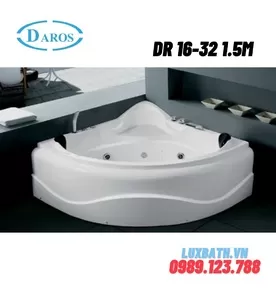 Bồn Tắm Góc Massage Daros DR 16-32 1.5m