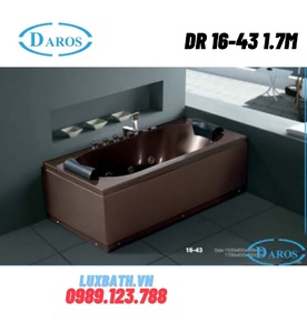 Bồn tắm massage Daros DR 16-43 1.7m