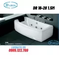 Bồn Tắm Massage Áp Tường Daros DR 16-28 1.5m
