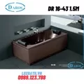 Bồn Tắm Massage Áp Tường Daros DR 16-43 1.5m
