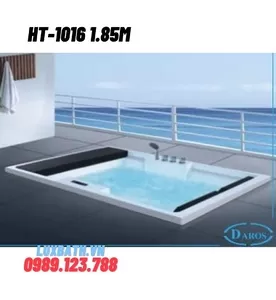 Bồn Tắm Massage Âm Sàn Daros HT-1016 1.85m