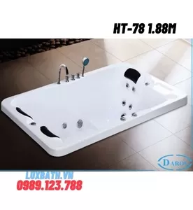 Bồn Tắm Massage Âm Sàn Daros HT-78 1.88m