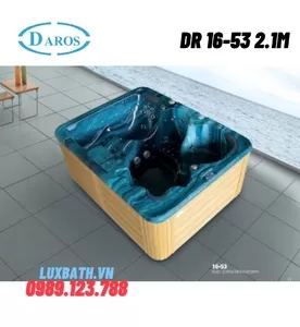 Bồn Tắm Jacuzzi Massage Độc Lập Daros DR 16-53 2.1m