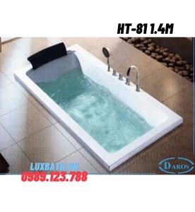 Bồn tắm massage âm sàn Daros HT-81 1.4m 