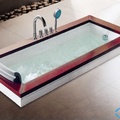 Bồn tắm chữ nhật massage âm sàn Daros HT-84 1.8m 