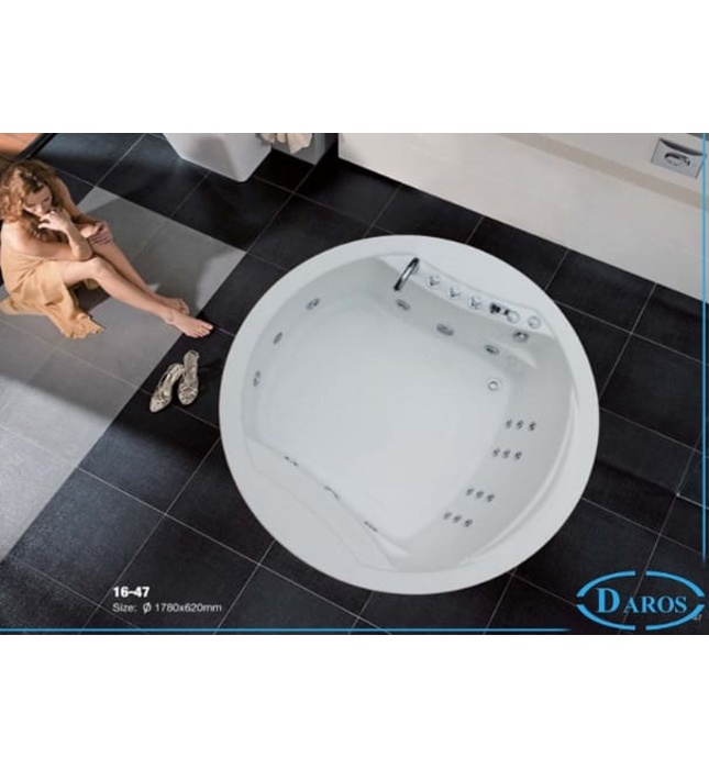 Bồn tắm massage âm sàn Daros DR 16-47 1.78m 