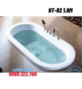 Bồn tắm massage âm sàn Daros HT-82 1.6m 
