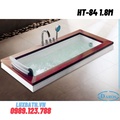 Bồn tắm chữ nhật massage âm sàn Daros HT-84 1.8m 