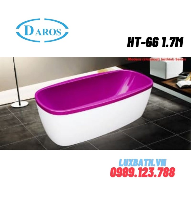 Bồn tắm nghệ thuật Daros HT-66 1.7m