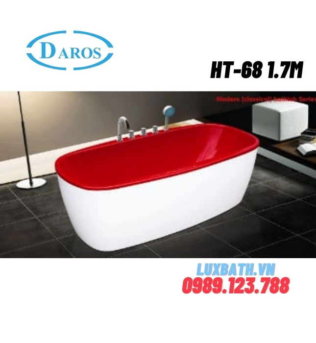 Bồn tắm nghệ thuật Daros HT-68 1.7m 