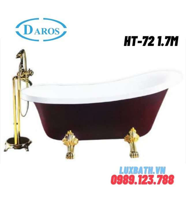 Bồn tắm nghệ thuật Daros HT-72 1.7m  