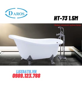 Bồn tắm lập thể nghệ thuật Daros HT-73 1.5m 