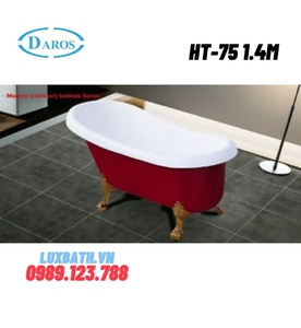 Bồn tắm nằm nghệ thuật Daros HT-75 1.4m
