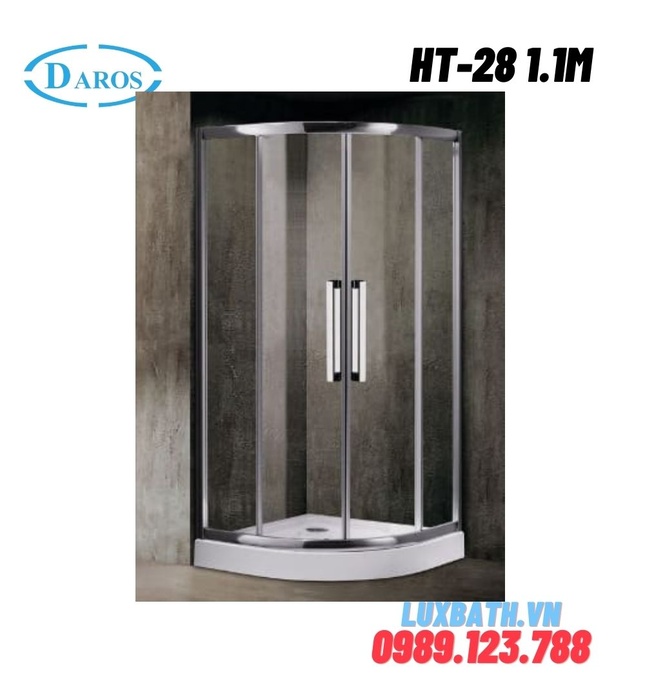 Cabini tắm kính Daros HT-28 1.1m