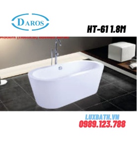 Bồn tắm nghệ thuật Daros HT-61 1.8m