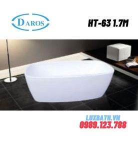 Bồn tắm nghệ thuật Daros HT-63 1.7m