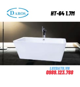 Bồn tắm nghệ thuật Daros HT-64 1.7m