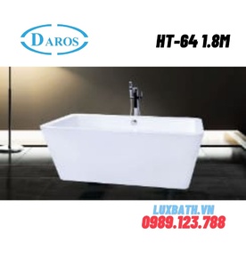 Bồn tắm nghệ thuật Daros HT-64 1.8m