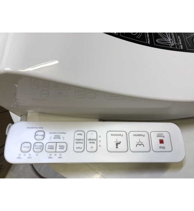 Nắp bồn cầu rửa điện tử thông minh Inax CW-H18VN