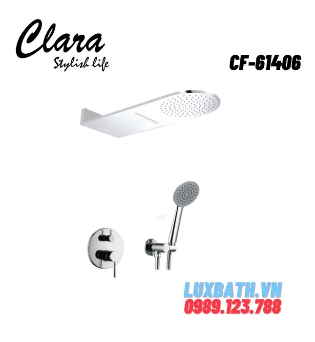 Sen tắm âm tường Clara CF-61406