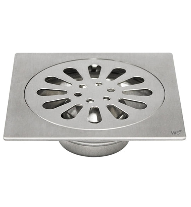 Thoát sàn inox 304 12x12cm D60 D90 TS1212