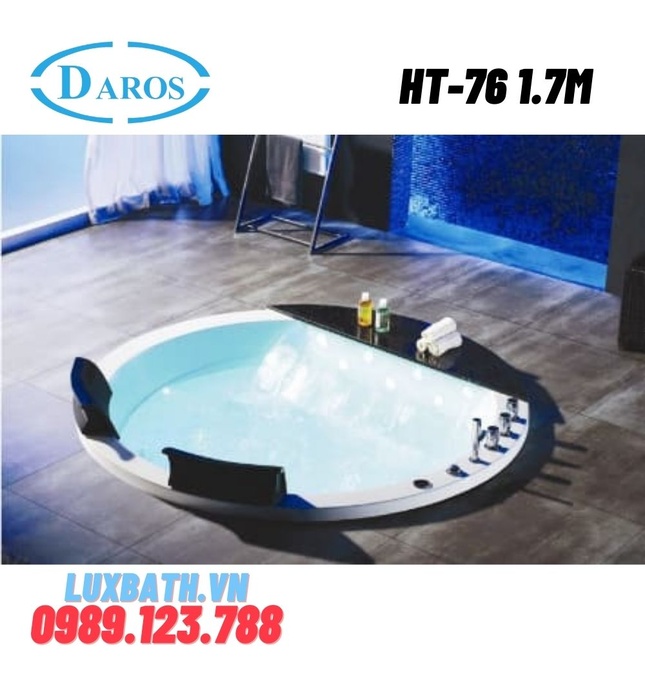 Bồn tắm massage âm sàn Daros HT-76 1.7m 