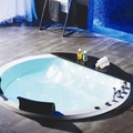 Bồn tắm massage âm sàn Daros HT-76 1.55m