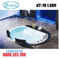 Bồn tắm massage âm sàn Daros HT-76 1.55m