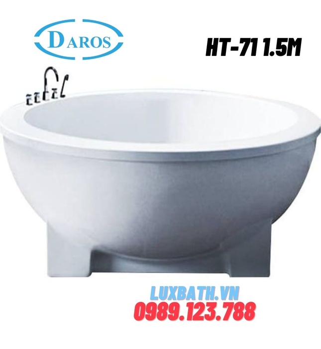 Bồn tắm nghệ thuật Daros HT-71 1.5m