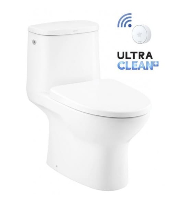 Bàn Cầu 1 Khối COTTO C105327 nắp rơi êm 